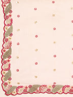 House of Panchhi Pink Organza Sequins And Zarkan Embroidery Lehenga Choli & Dupatta