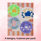confect get well soon toppers for cakes cupcakes cake decorations supplies 100 gms ct 07