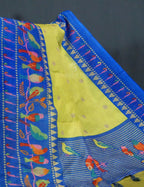 Parrot Green Colored with Buttes Semi Silk Kota Saree By Gayathri Reddy Designer Studio