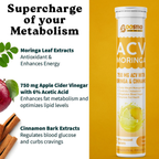 BOOSTIQ ACV Moringa & Cinnamon Effervescent Tablets - Lemon Flavour