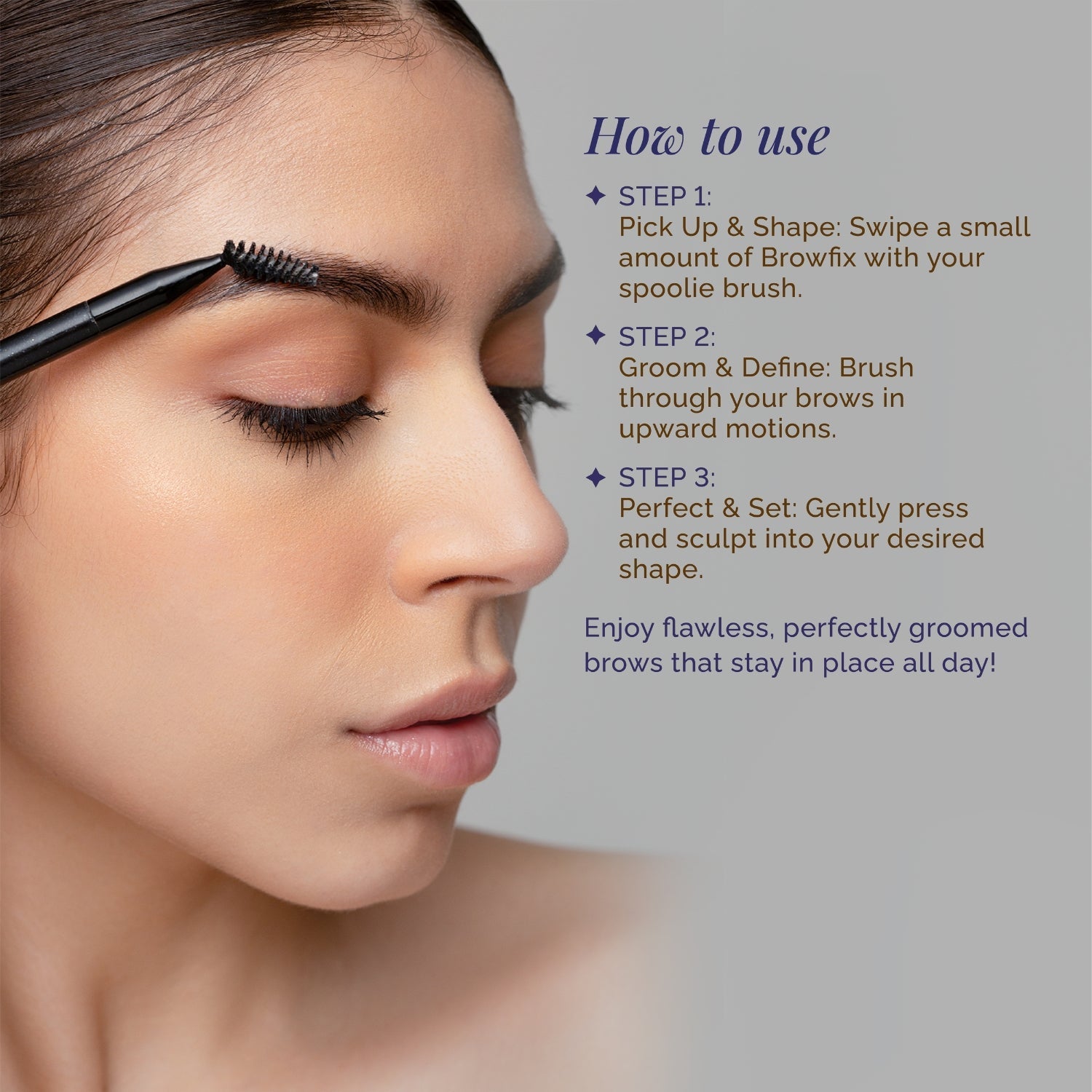 Aflairza Browfix Eyebrow Fixer Wax Clear Gel