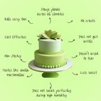 lime green fondant edible sugarpaste 1kg