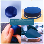night sky navy fondant edible sugarpaste 1kg