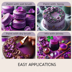 iris purple edible luster dust 5 g