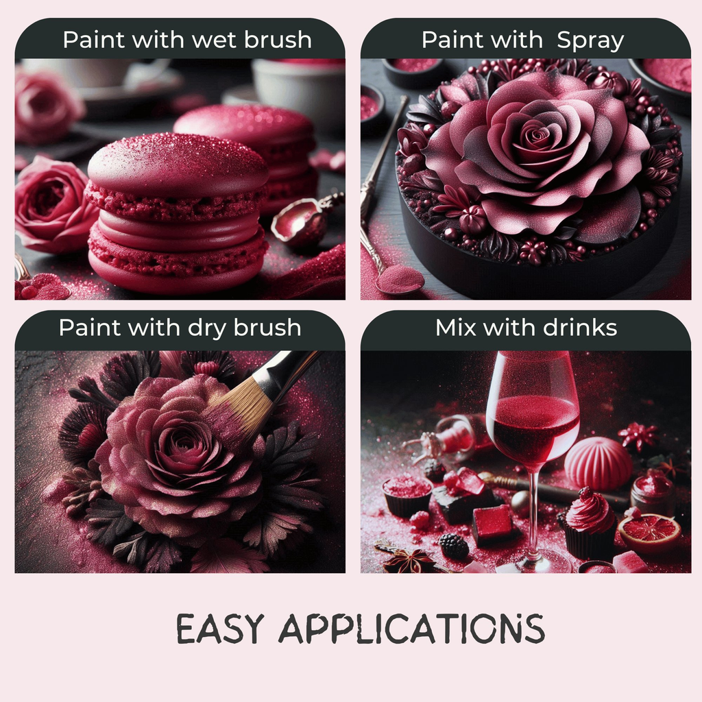 dahlia pink edible luster dust 5 g