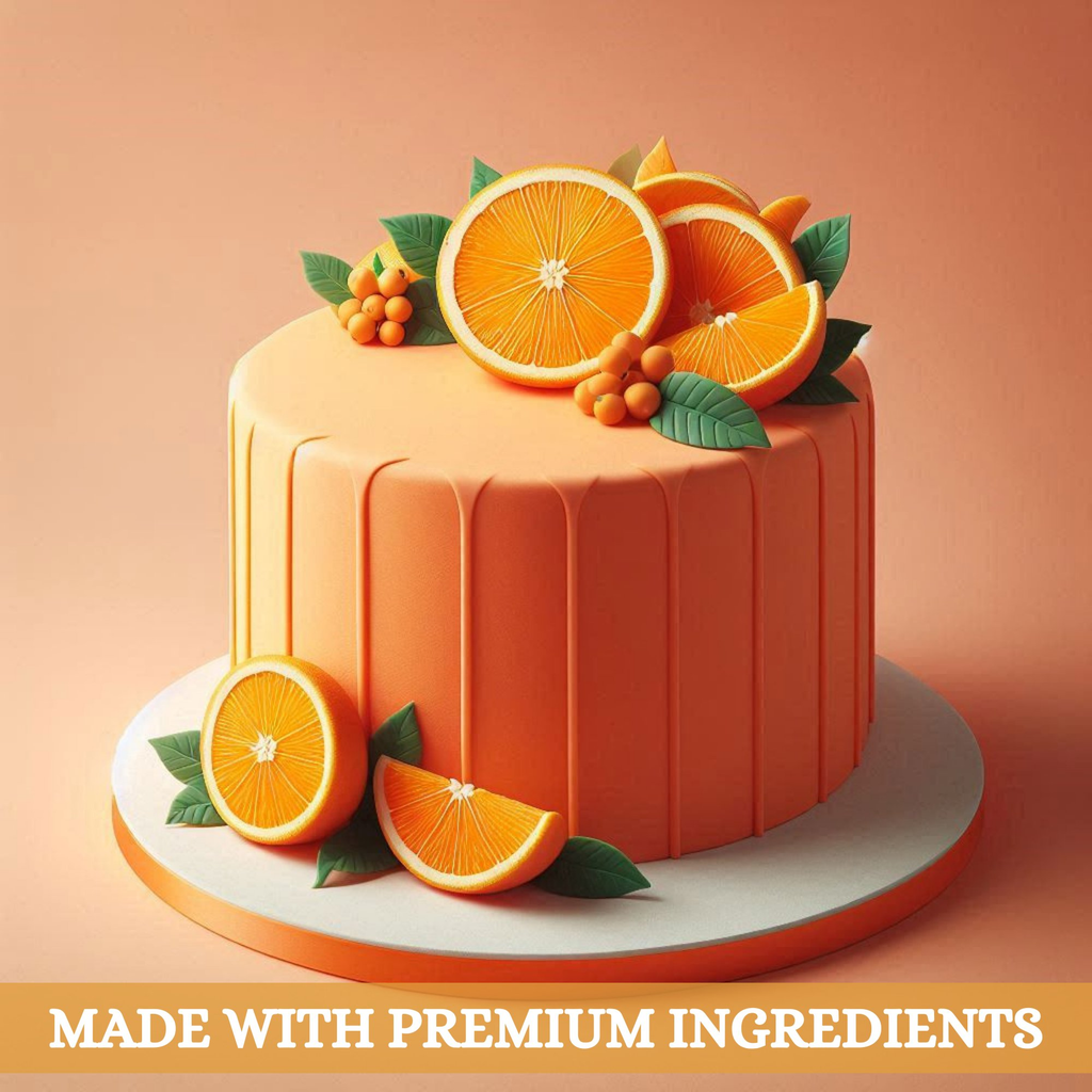 confect citrus orange sugarpaste br b 250 gms b