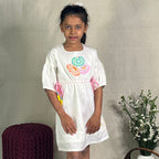ArthLife Off-White Donuts Embroidered Dress