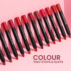 Swiss Beauty Matte Long Lasting Stay Maxx Lip Crayon Lipstick Matte Finish - Red Flag - Distacart