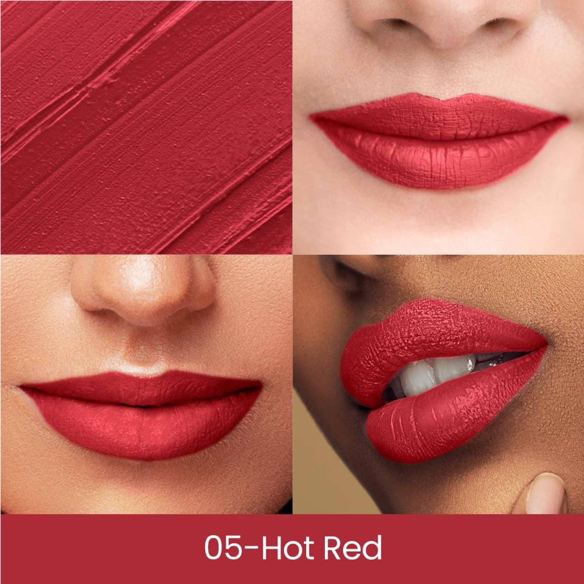 Swiss Beauty Matte Long Lasting Stay Maxx Lip Crayon Lipstick Matte Finish - Hot Red - Distacart