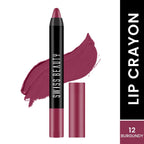 Swiss Beauty Matte Long Lasting Stay Maxx Lip Crayon Lipstick Matte Finish - Burgundy
