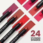 Swiss Beauty Matte Long Lasting Stay Maxx Lip Crayon Lipstick Matte Finish - Ash Red - Distacart