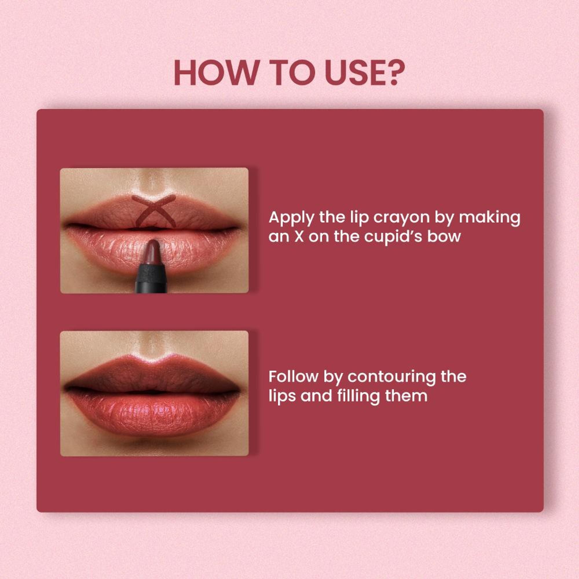 Swiss Beauty Matte Long Lasting Stay Maxx Lip Crayon Lipstick Matte Finish - Ash Red - Distacart