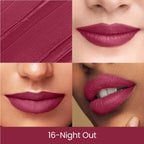 Swiss Beauty Matte Long Lasting Stay Maxx Lip Crayon Lipstick Matte Finish - Night Out
