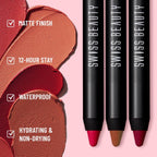 Swiss Beauty Matte Long Lasting Stay Maxx Lip Crayon Lipstick Matte Finish - Bare - Distacart