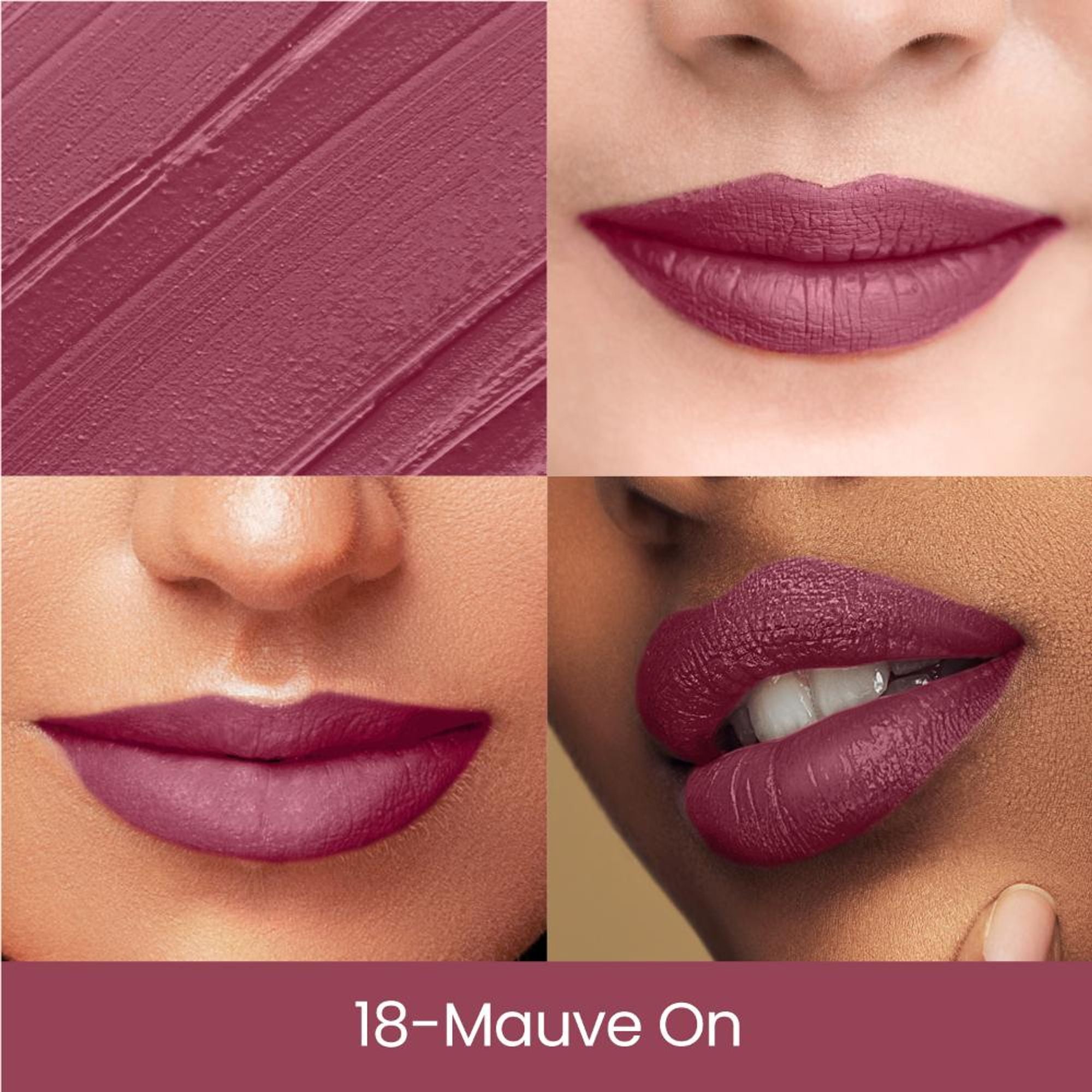 Swiss Beauty Matte Long Lasting Stay Maxx Lip Crayon Lipstick Matte Finish - Mauve On - Distacart