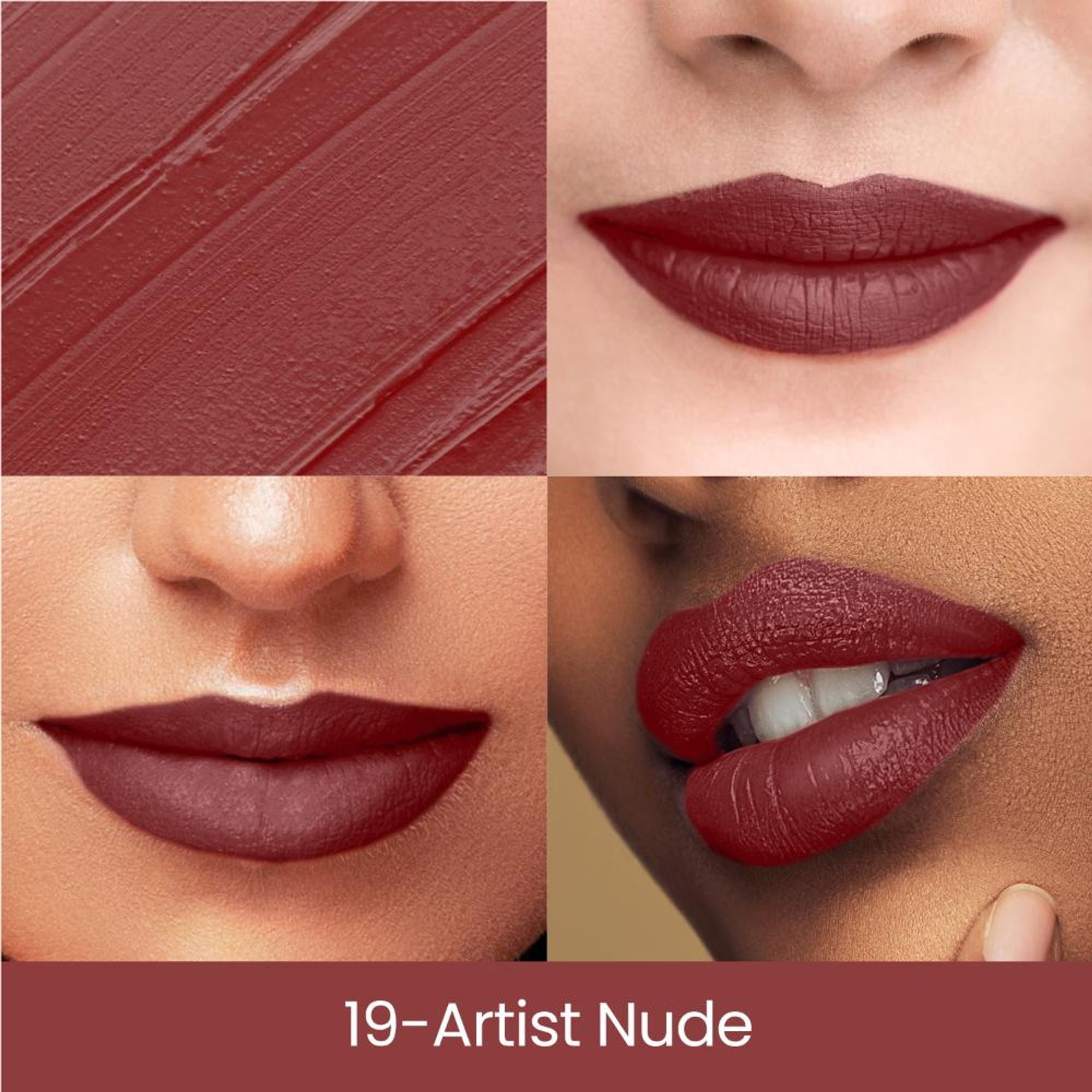 Swiss Beauty Matte Long Lasting Stay Maxx Lip Crayon Lipstick Matte Finish - Artist Nude - Distacart