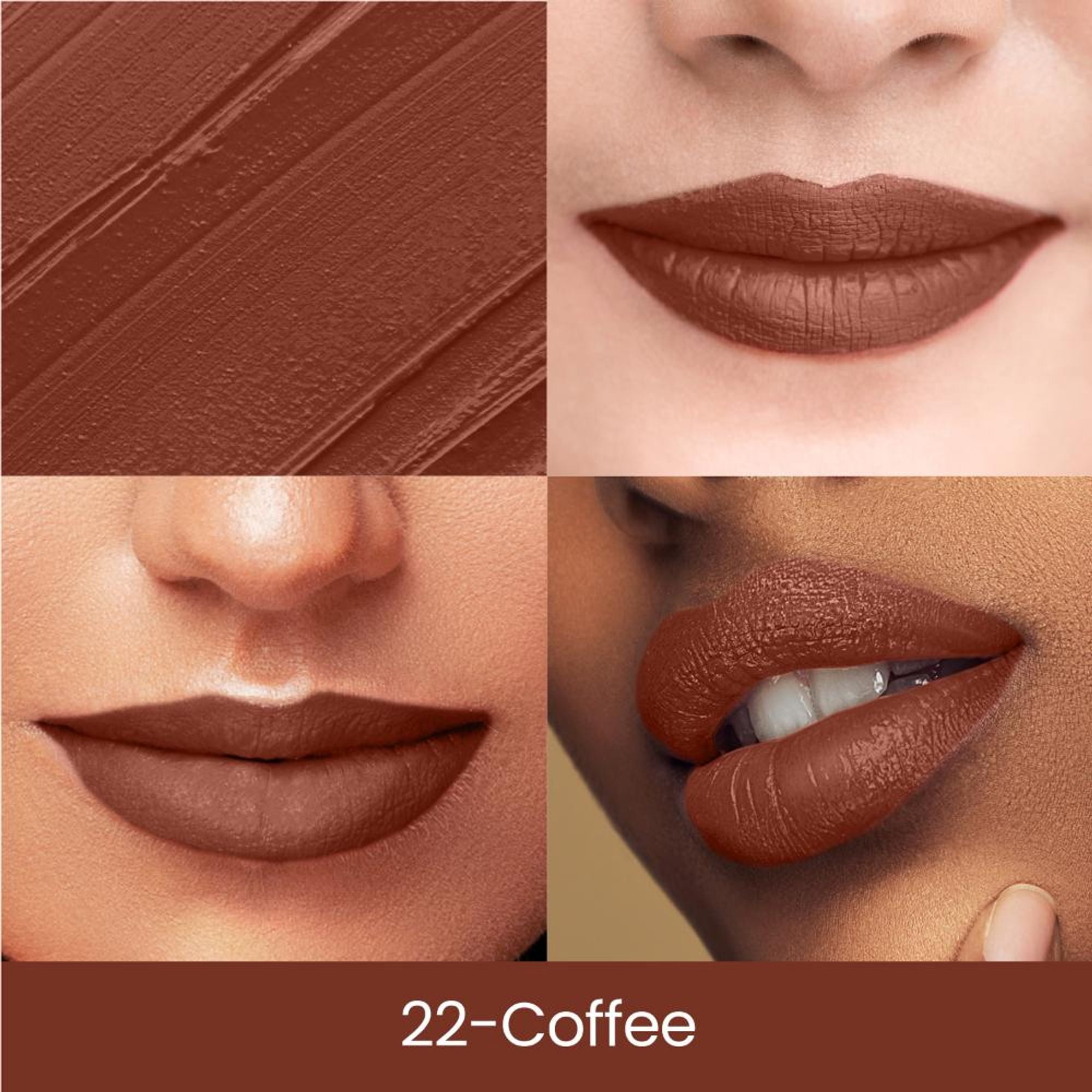 Swiss Beauty Matte Long Lasting Stay Maxx Lip Crayon Lipstick Matte Finish - Coffee - Distacart