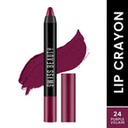 Swiss Beauty Matte Long Lasting Stay Maxx Lip Crayon Lipstick Matte Finish - Purple Villain