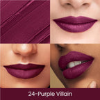 Swiss Beauty Matte Long Lasting Stay Maxx Lip Crayon Lipstick Matte Finish - Purple Villain - Distacart