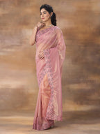 kasee Embroidered Net Saree - Distacart
