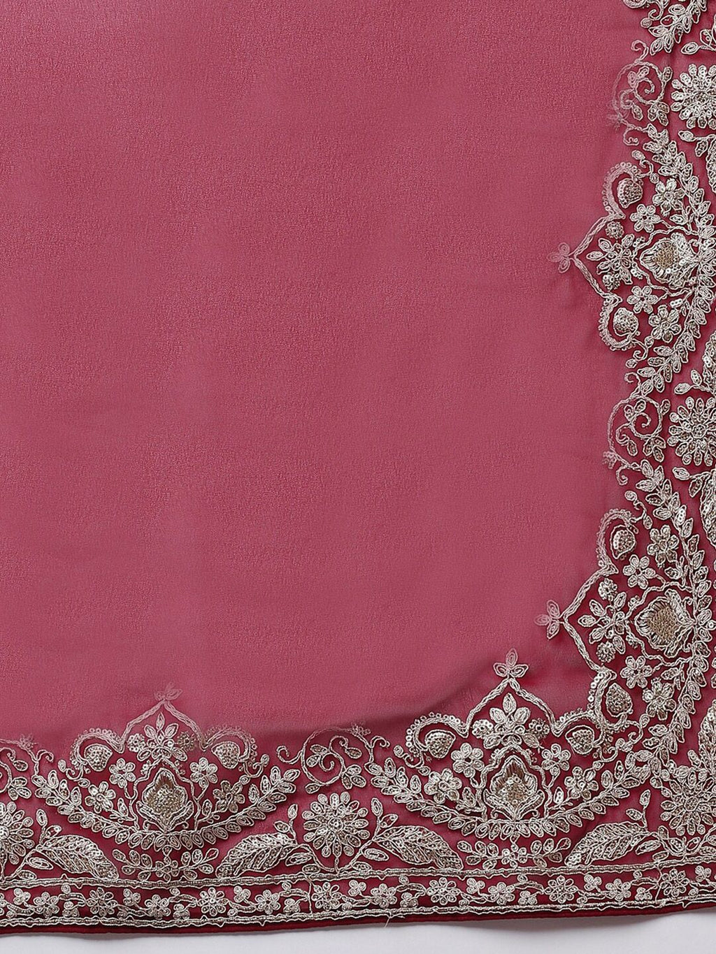 kasee Embroidered Poly Georgette Saree - Distacart