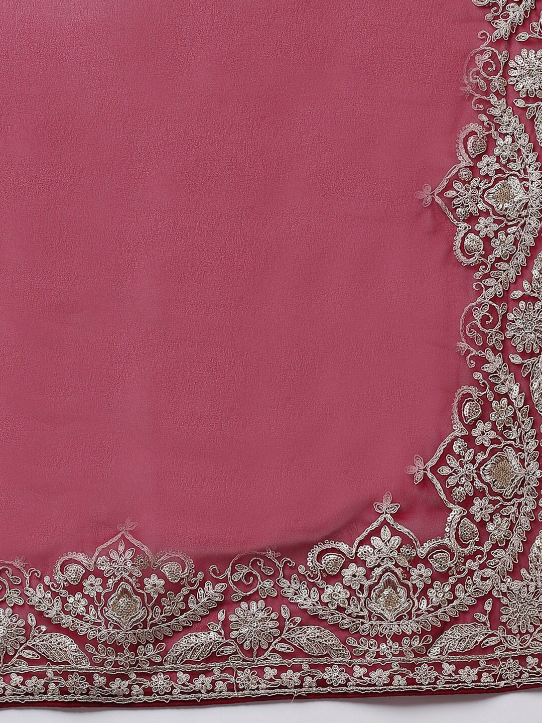 kasee Embroidered Poly Georgette Saree - Distacart