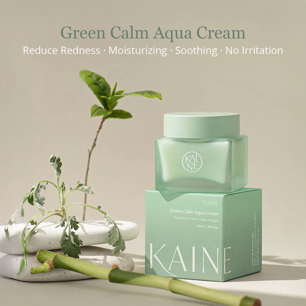 Kaine Green Calm Aqua Cream, Soothing Korean Gel Cream