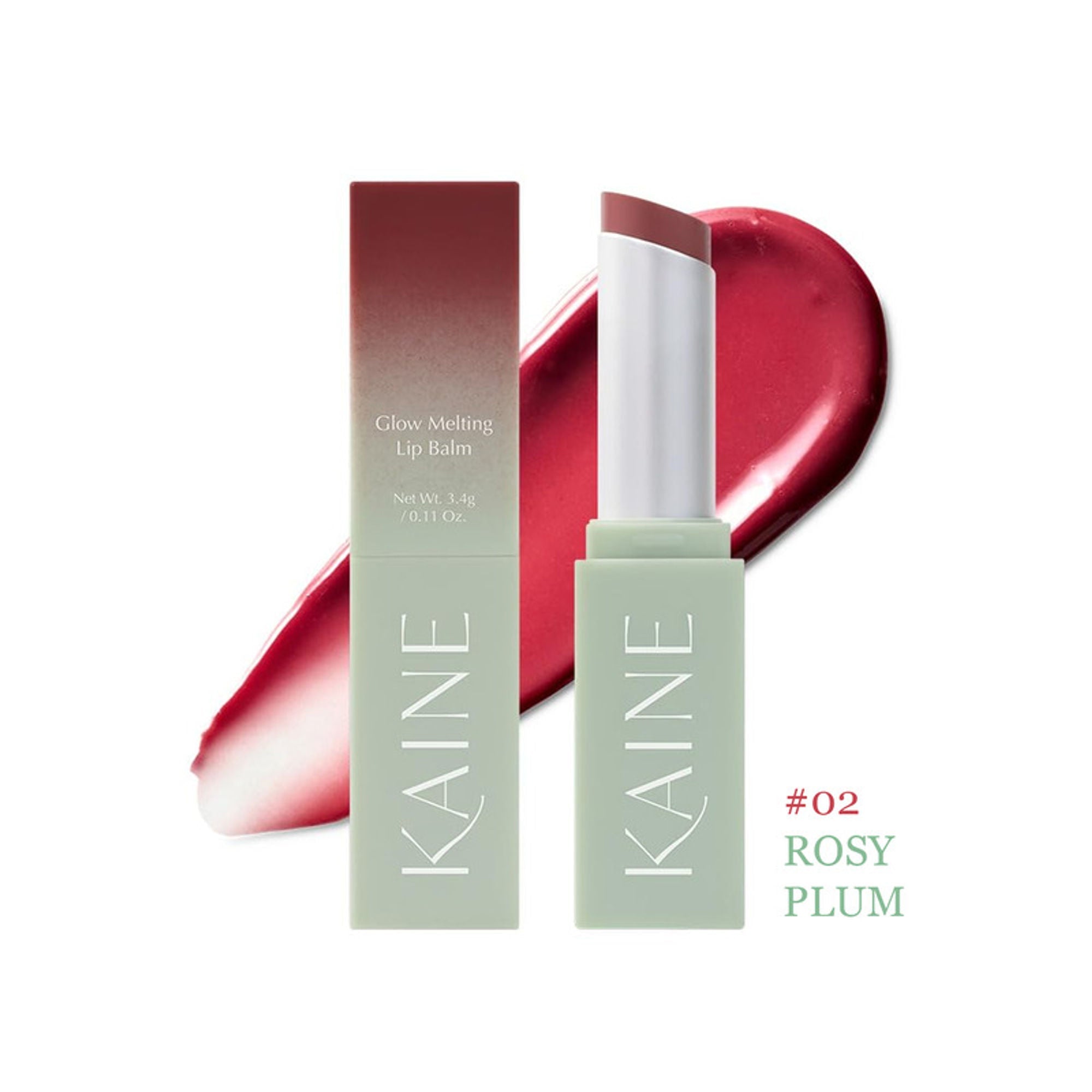 Kaine Glow Melting Lip Balm - 02 Rosy Plum
