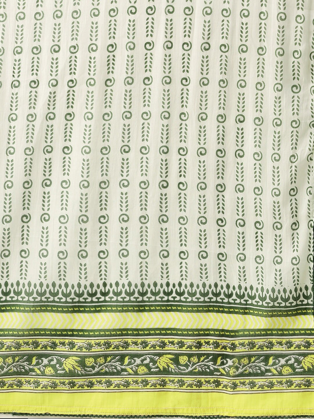HERE&NOW Women Ethnic Motifs Printed Empire Pure Cotton Kurta with Palazzos & With Dupatta