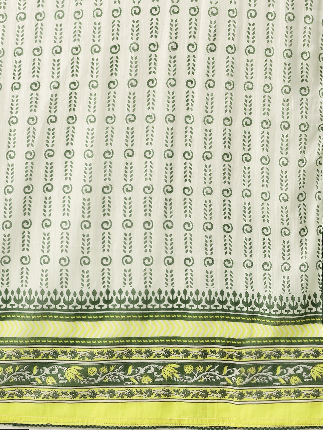HERE&NOW Women Ethnic Motifs Printed Empire Pure Cotton Kurta with Palazzos & With Dupatta