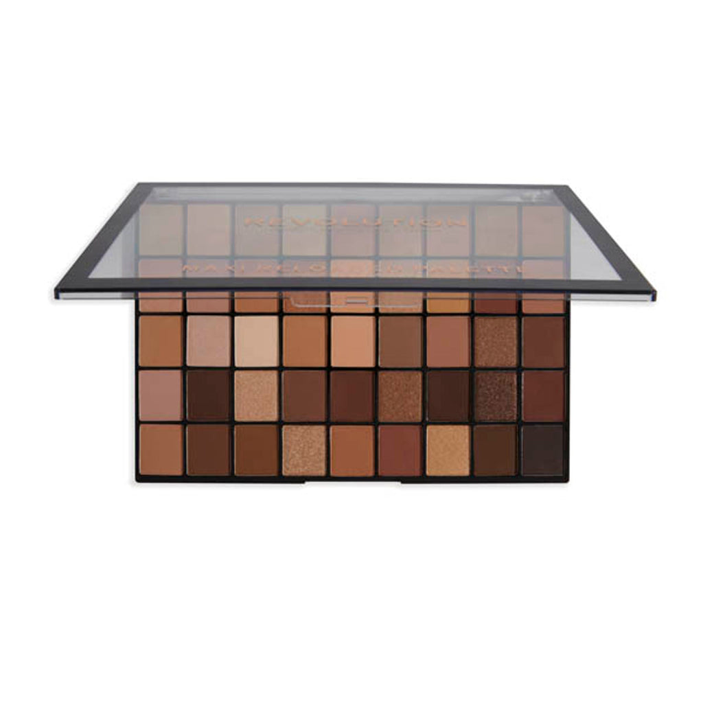 Makeup Revolution Maxi Reloaded Eyeshadow Palette - 45 Shades-Shimmer & Easy Blendable - Nudes