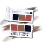 PAC Studio Eyebrow Definer Palette 3 colors - Fill, Sculpt & Define Natural Looking Brows - Distacart