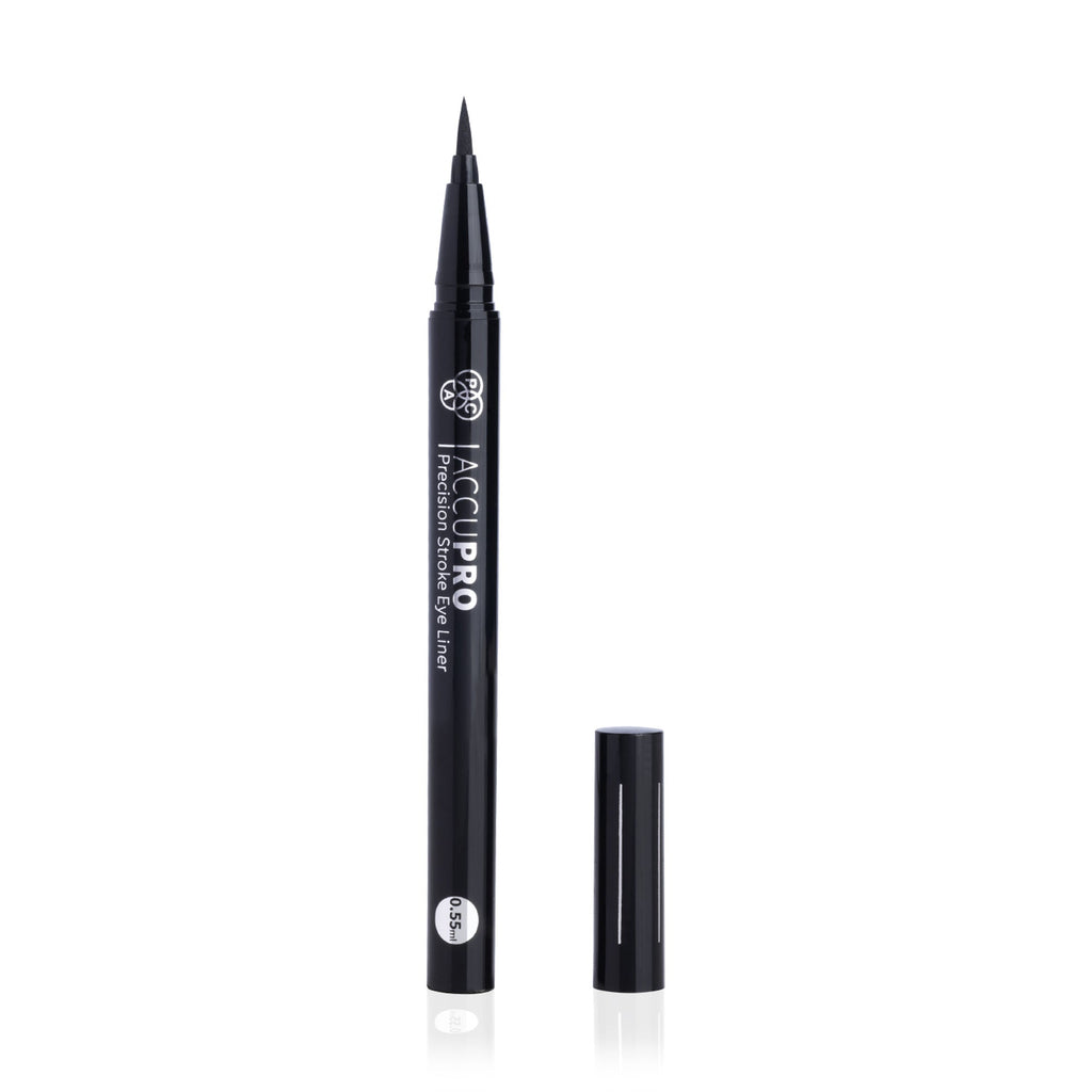 PAC Studio AccuPro Liquid Eyeliner - 24H Longlasting, Waterproof & Smudgeproof, Quick Drying Intense Black