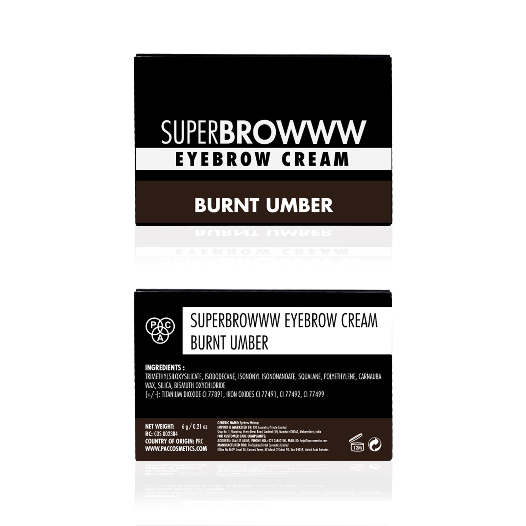 PAC Studio SuperBrowww Cream - 04 Burnt Umber