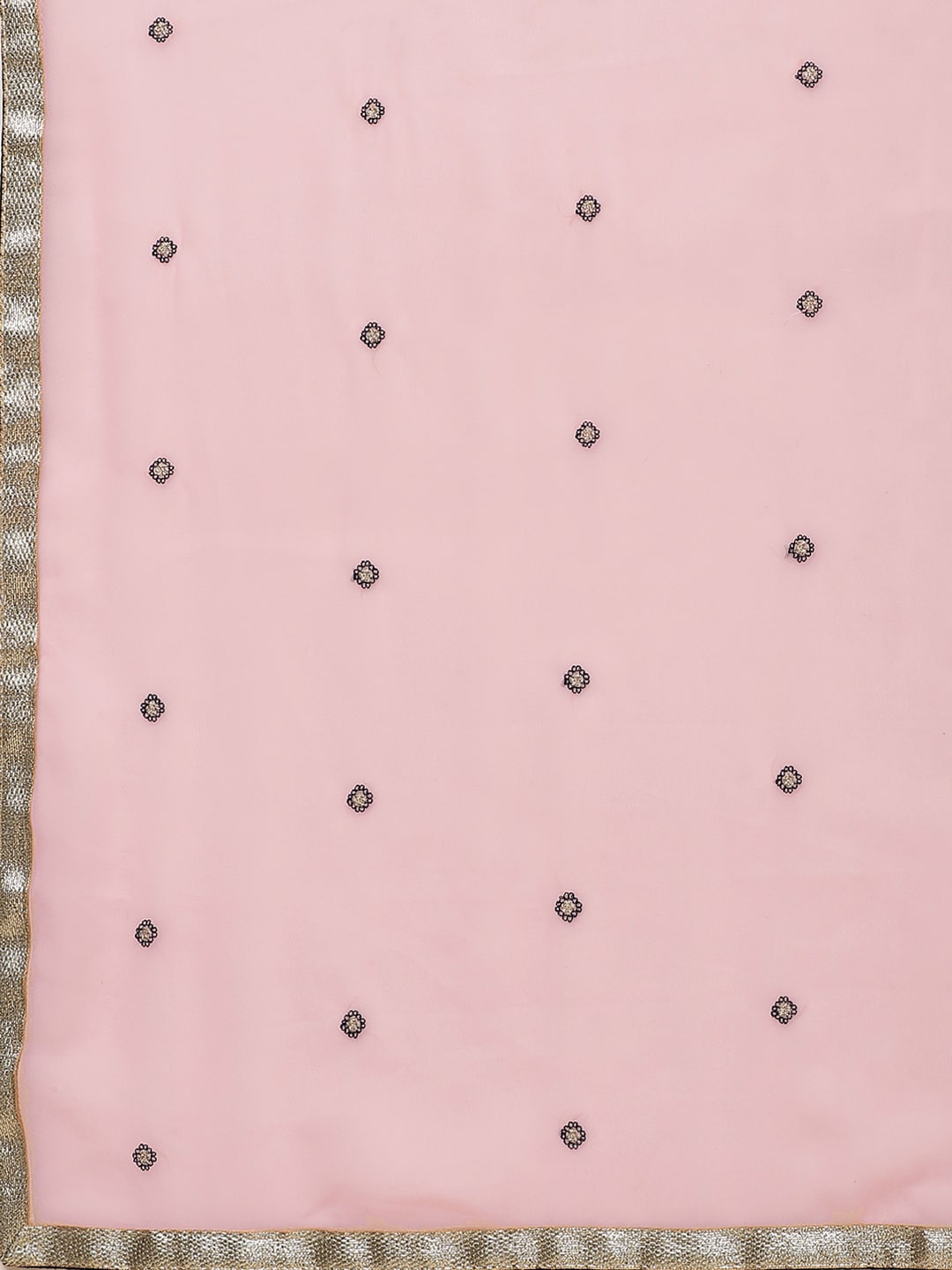 Saree Mall Pink & Navy Blue Embroidered Saree - Distacart
