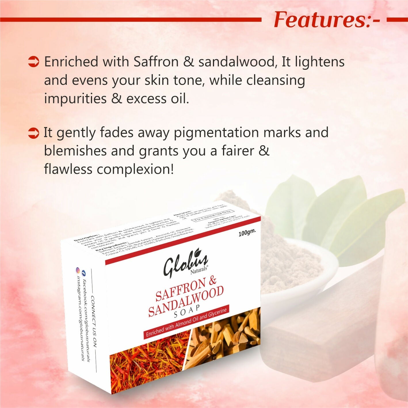 Globus Naturals Sandalwood Soap