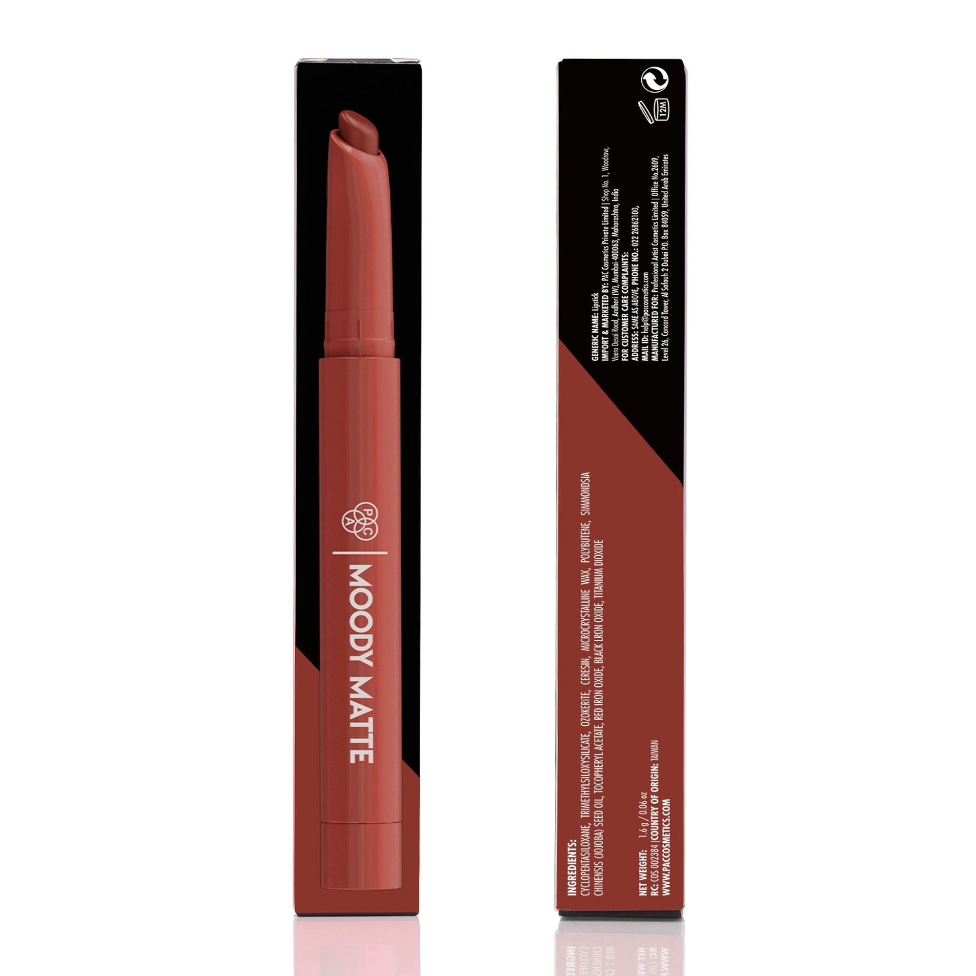 PAC Studio Moody Matte Lipstick - Brunch Munch