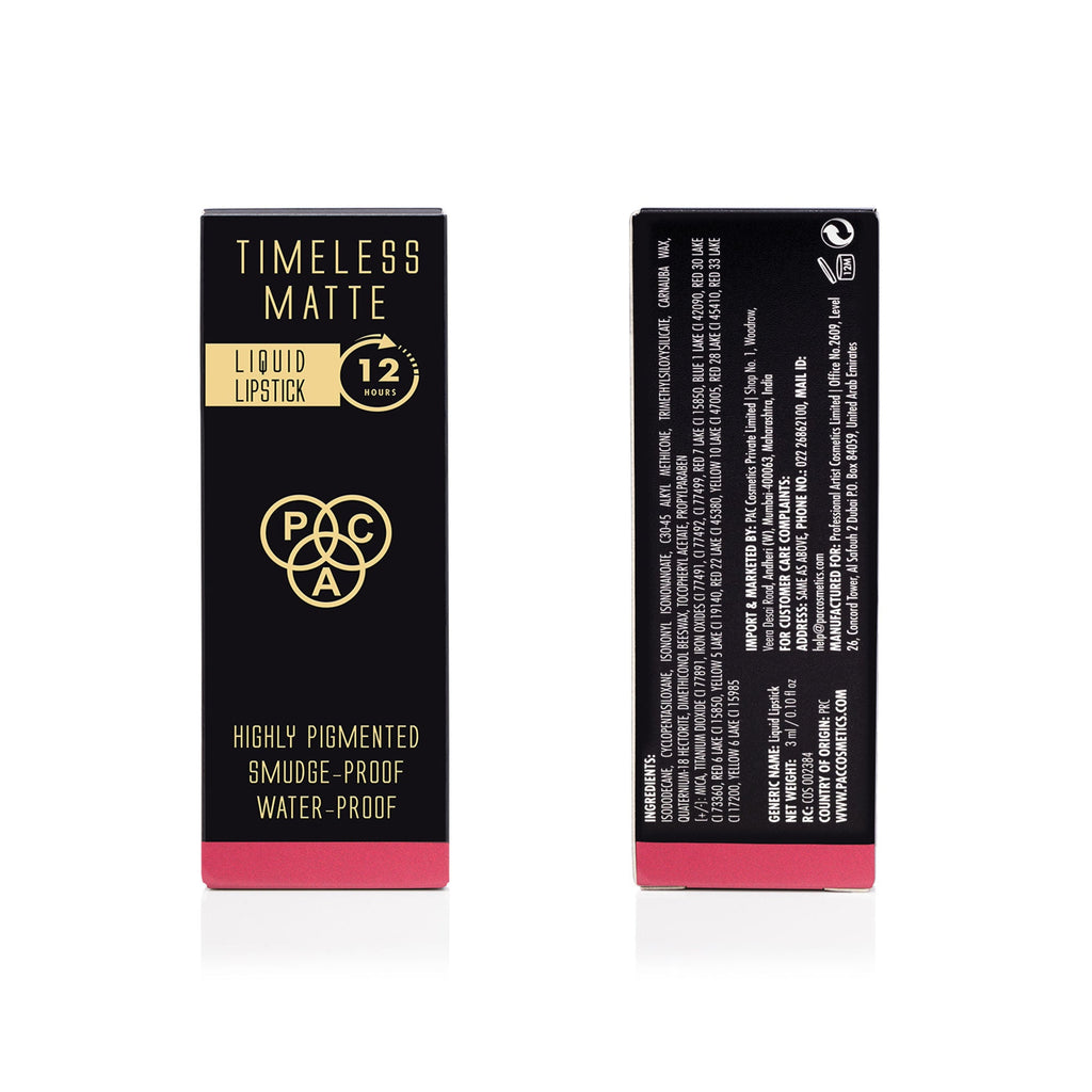 PAC Studio Timeless Matte Mini Lipstick - Molten Pink - Distacart