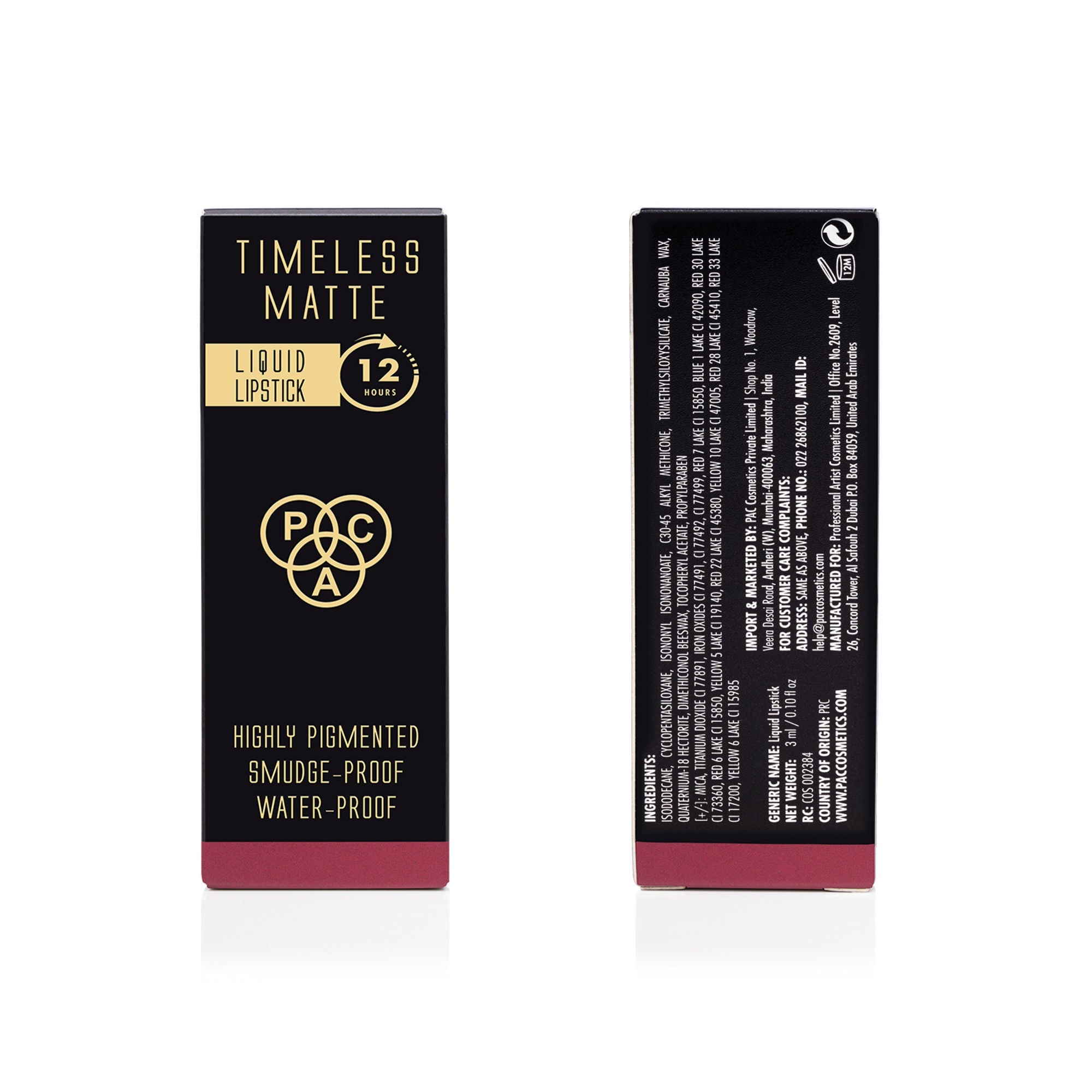 PAC Studio Timeless Matte Mini Lipstick - Love Bite - Distacart