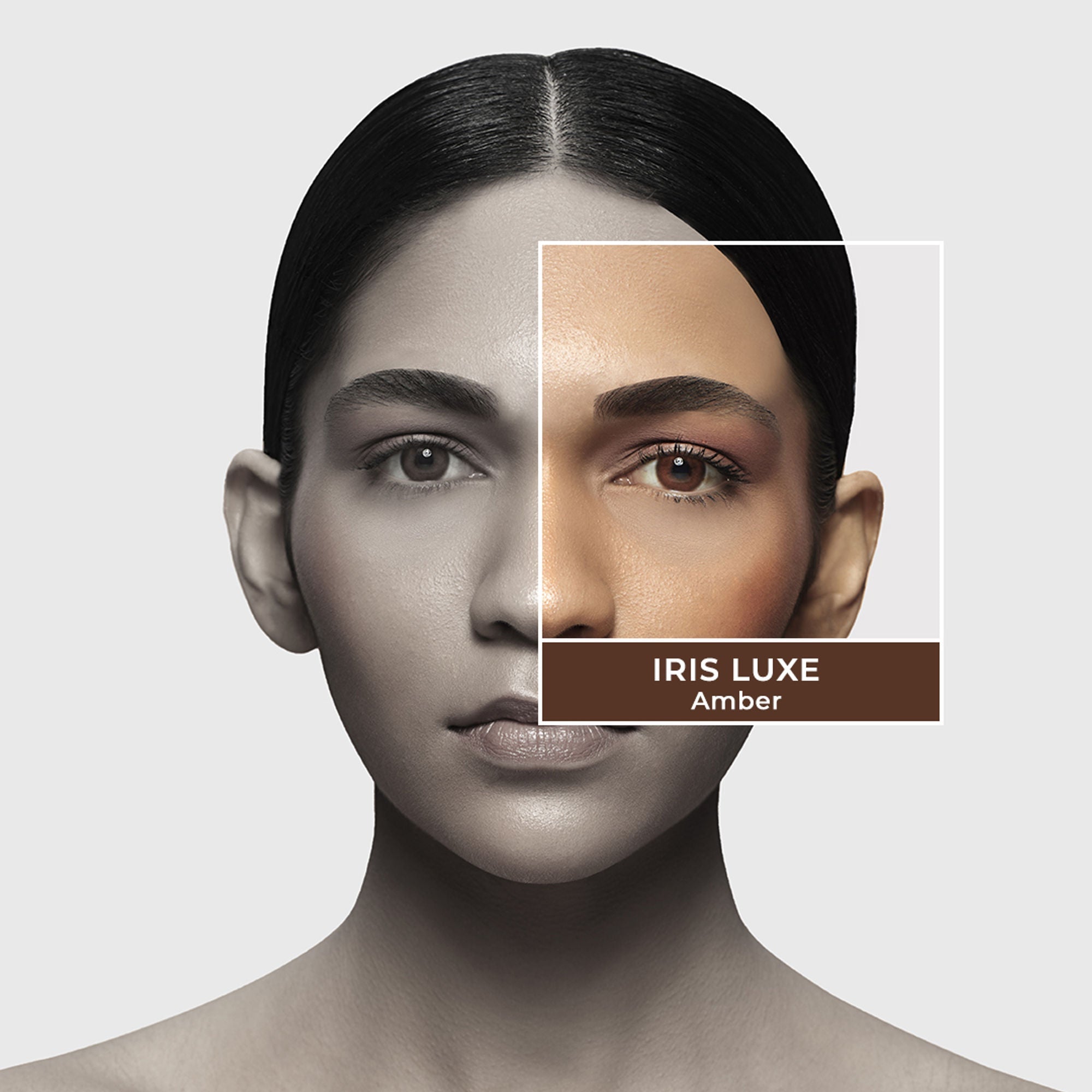 PAC Studio IRIS LUXE Daily Lenses Amber - Comfortable Natural Looking Lenses, Soft Non-Irritating - Distacart