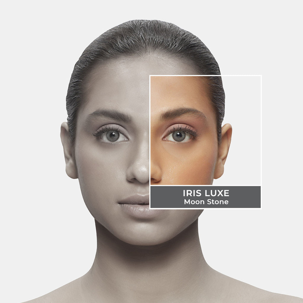 PAC Studio IRIS LUXE Daily Lenses Moonstone - Comfortable Natural Looking Lenses, Soft Non-Irritating - Distacart