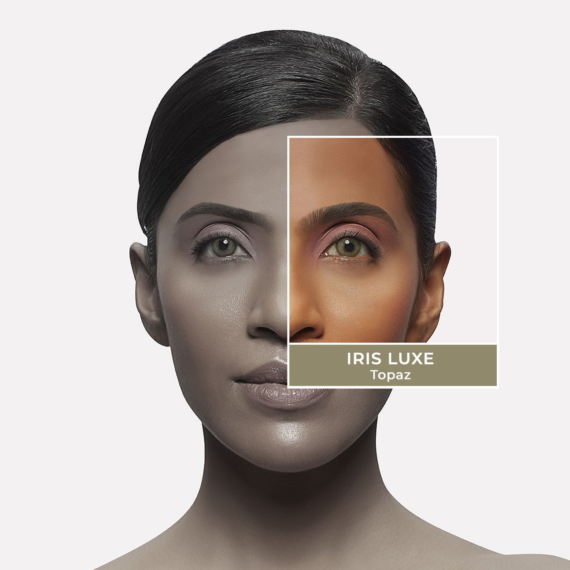 PAC Studio IRIS LUXE Daily Lenses Topaz - Comfortable Natural Looking Lenses, Soft Non-Irritating - Distacart