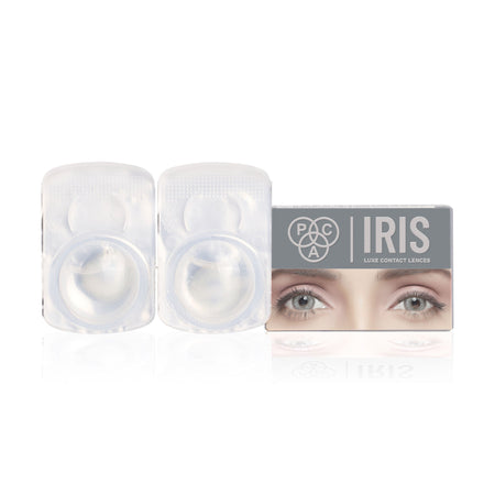 PAC Studio IRIS LUXE Daily Lenses Crystal - Comfortable Natural Looking Lenses, Soft Non-Irritating