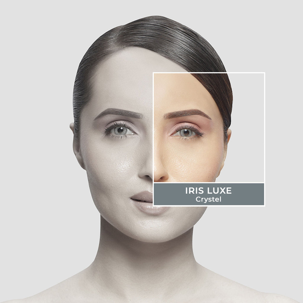 PAC Studio IRIS LUXE Daily Lenses Crystal - Comfortable Natural Looking Lenses, Soft Non-Irritating - Distacart
