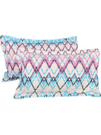 Story@home Tango Pink & White Printed 240 TC King Bedsheet with 2 Pillow Covers - Distacart