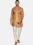 Sethukrishna Men Red Ethnic Motifs Kurta with Churidar - Distacart