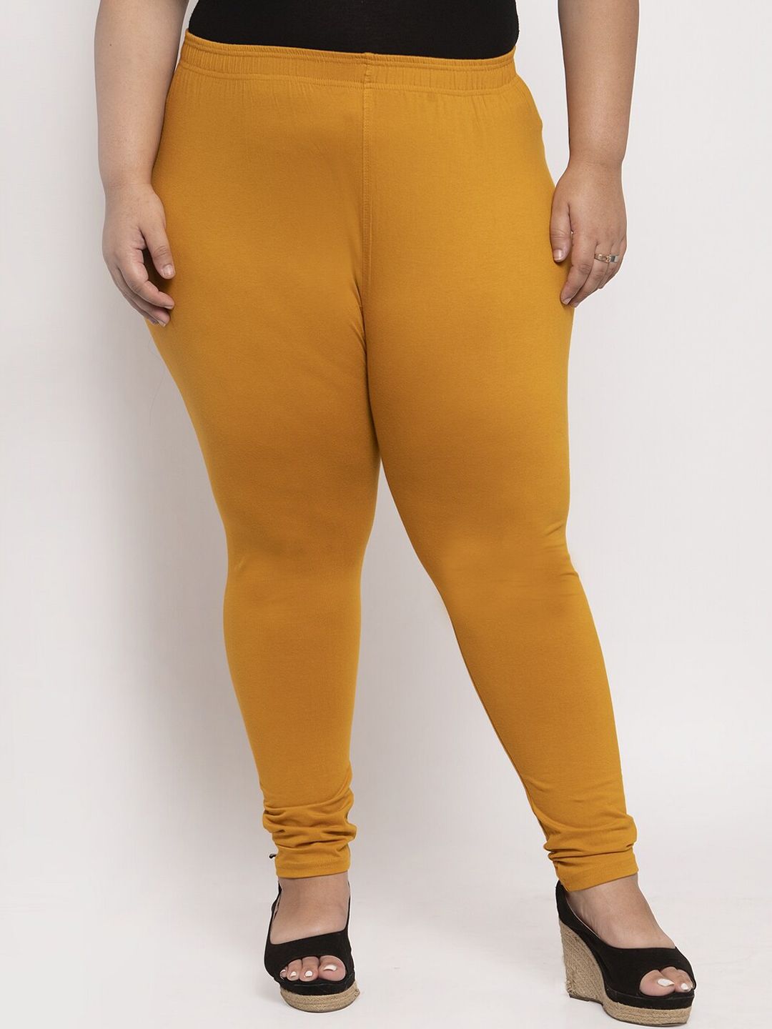 TAG 7 Women Plus Size Churidar-Length Leggings