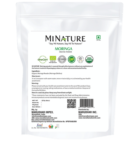 Minature Moringa Organic Powder