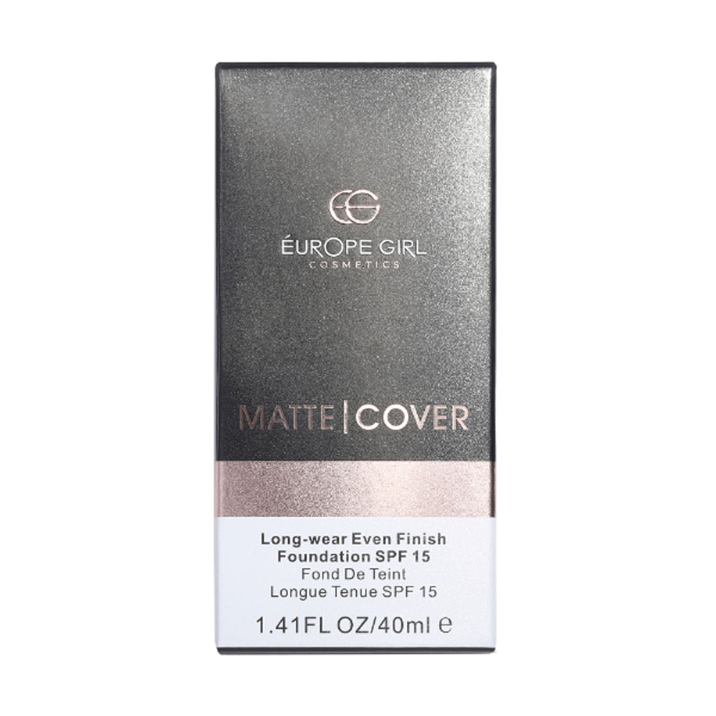 Europe Girl Matte Cover Foundation SPF 15 - 110 Light Yellow Undertone