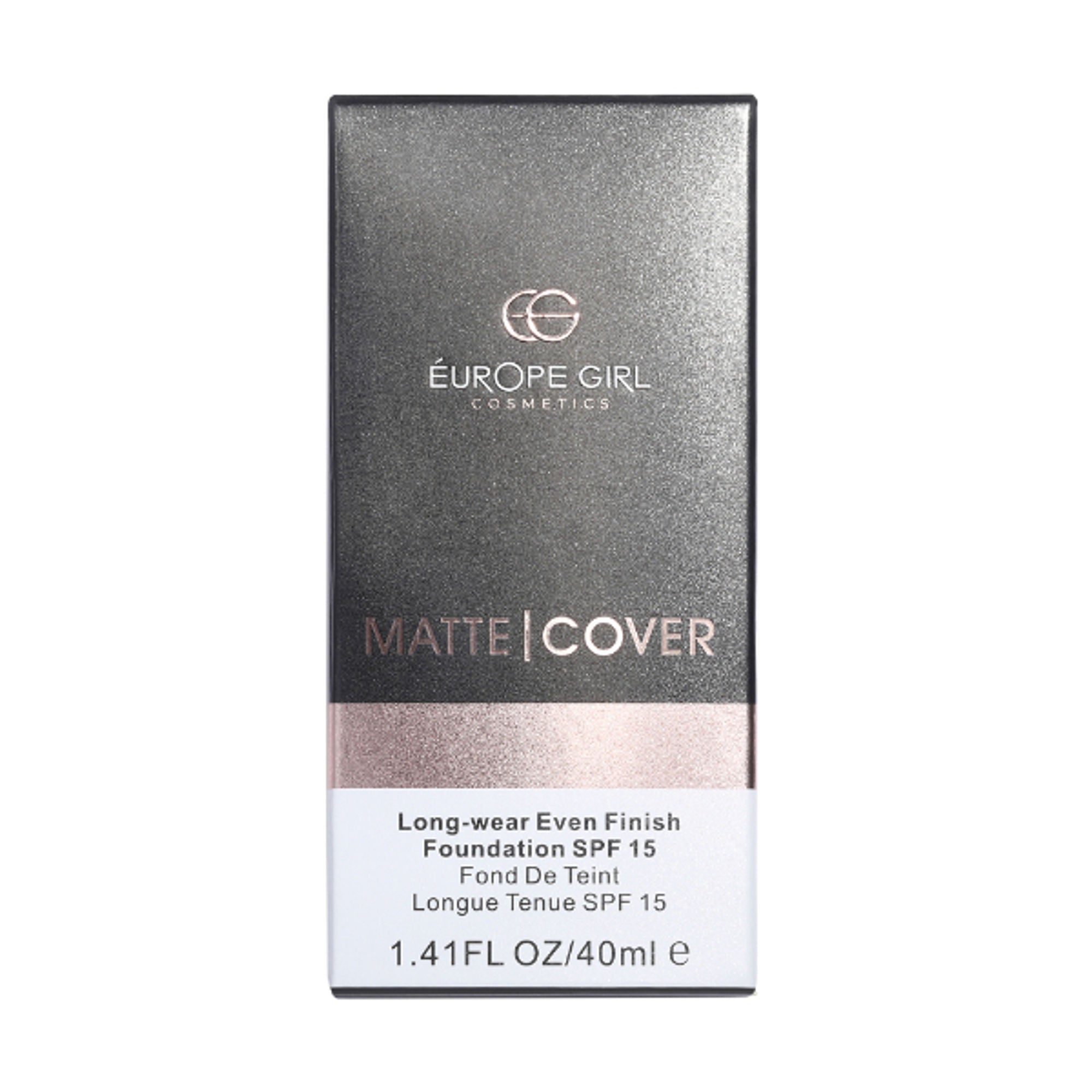 Europe Girl Matte Cover Foundation SPF 15 - 110 Light Yellow Undertone
